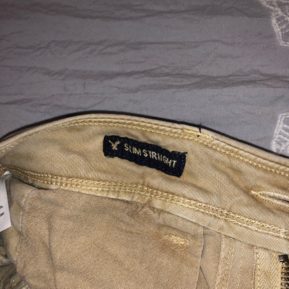 Long men’s kaki dress pants - Picture 4 of 5